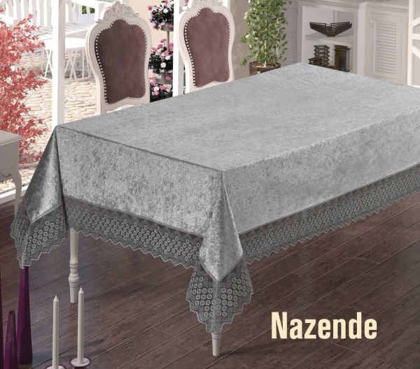 Скатертина Велюр Maison Royale 110x160 Nazende Grey