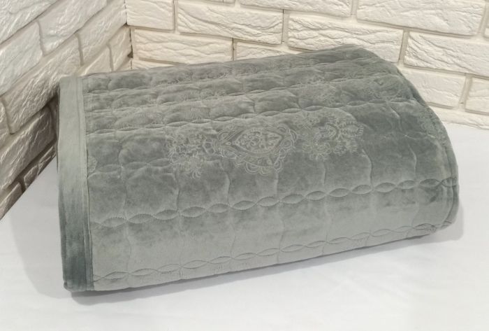 Покривало велюрове Model-1 200x230 Gray