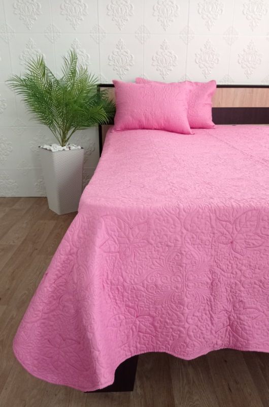 Покривало 220x240 з наволочками Leaf Pink