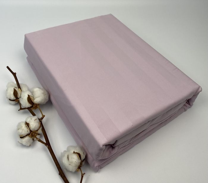 Постільна білизна ITALY страйп-сатин 180x220 см Lilac
