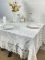 Скатертина Велюр Acme Tekstil 160x260 Lux Queen Krem PVS