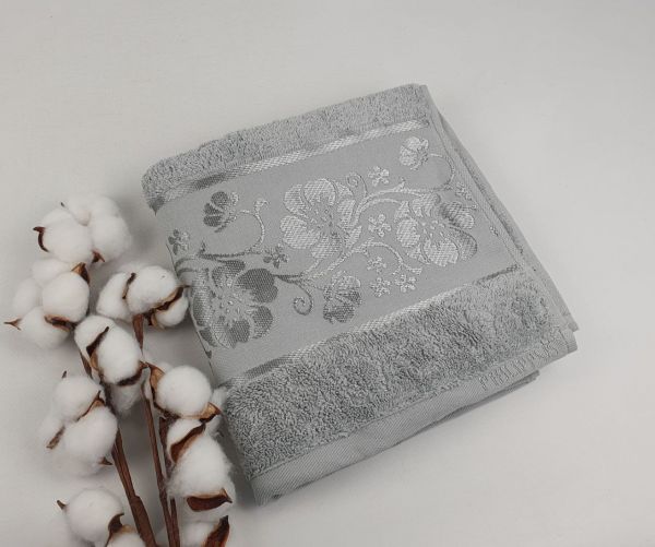 Рушник Philippus Platinum Cotton 50x90 Elina Сірий (А295)