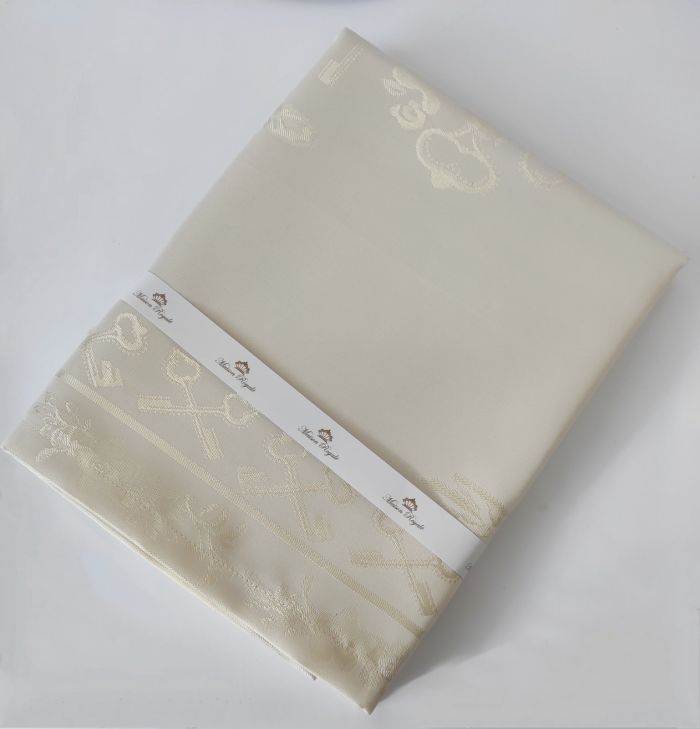 Скатертина тефлон PVS Maison Royale 160*220 Zumrut Cream