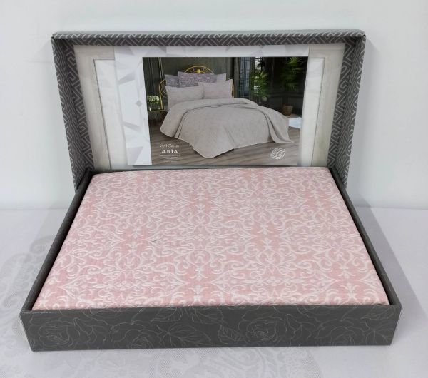 Покривало My Bed Soft Serie 240x260 з наволочками Aria Pudra