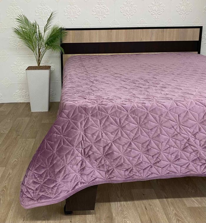Покривало велюрове Model-17 (1290) 220х240 Purple