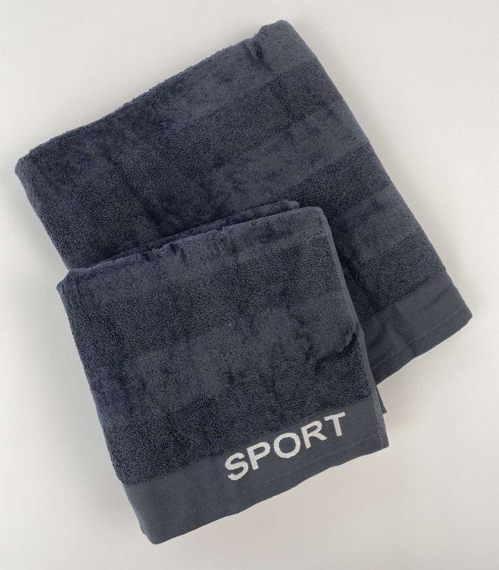 Набір рушників 2 шт Sport Anthracite