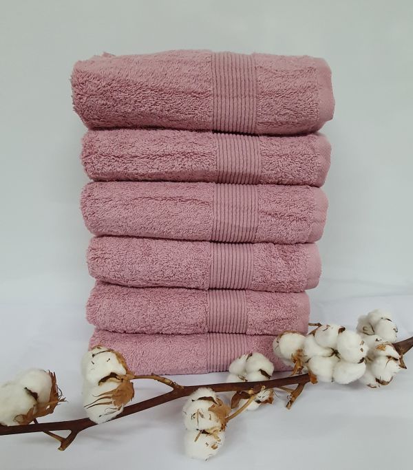 Рушник Cottonize 50х90 однотонний 912 Dirty pink