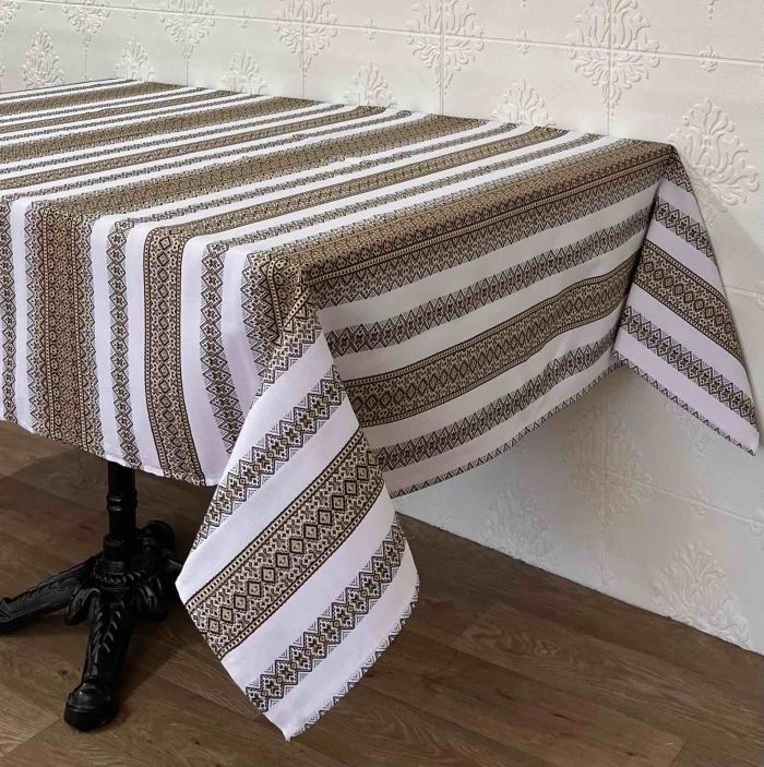 Скатертина Едельвіка 220x140 99-23/00 Коттон Beige