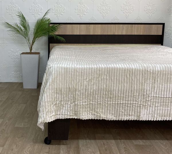 Покривало велюр євро 200х220 Light  Beige (549)