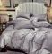 Постільна білизна Koloco сатин з вишивкою 150x210 см Grey