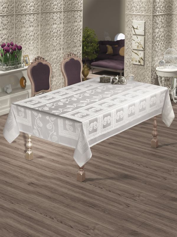 Скатертина  Maison Royale 160x220 Cazibe White