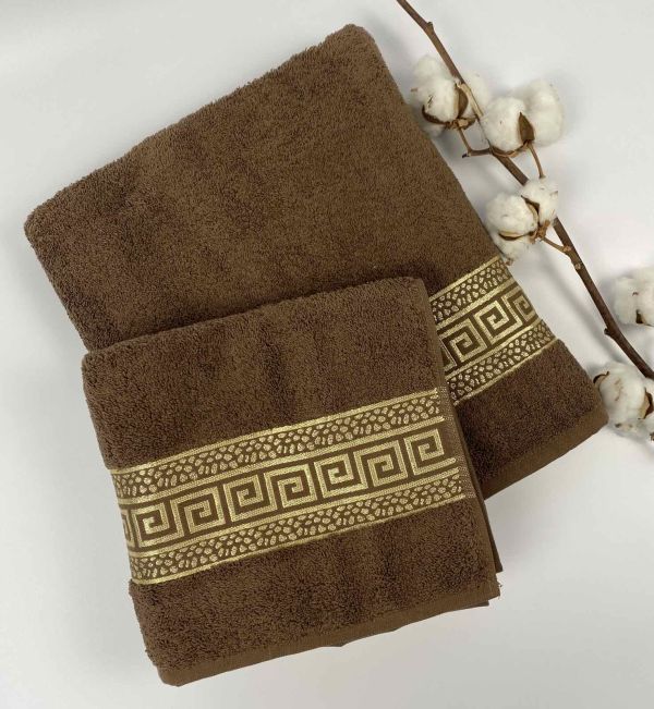 Набір рушників 2 шт Greek Brown