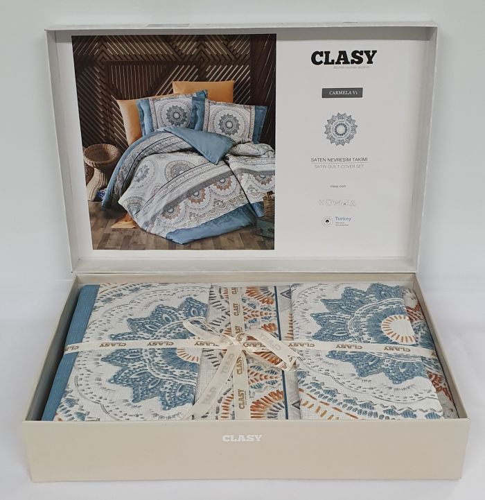 Постільна білизна CLASY сатин 200x220 см Carmela v1
