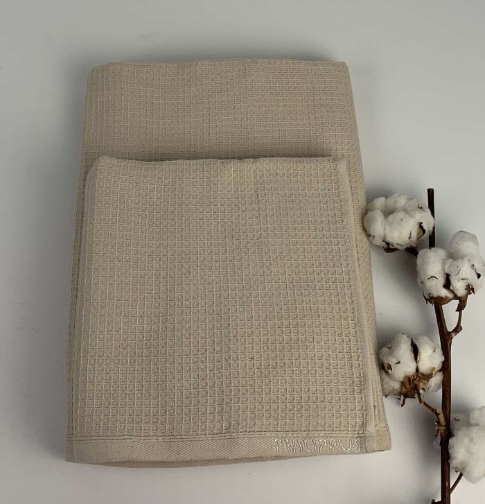 Набір рушників Philippus Platinum Cotton 2 шт Ekvador Бежевий(ЕА109)