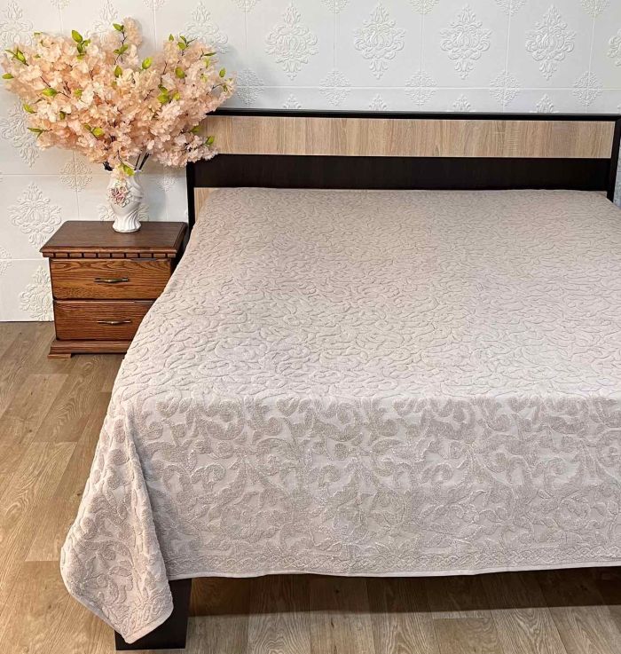 Простирадло махрове АЕ Jakard 150x220 Cappucino