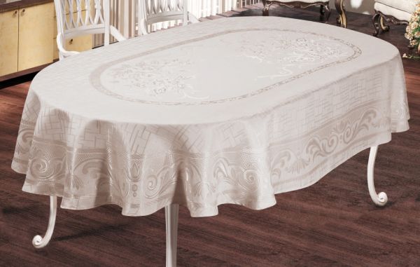 Скатертина Sagol тефлон 160x350 ovale Sgl-003 Cappucino