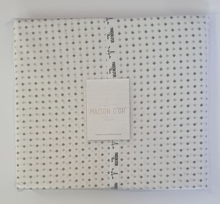 Простирадло+наволочки 180x200+50х70 ранфорс Deluxe Maison D'or Damien Grey