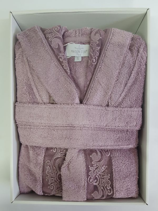 Халат жіночий Maison D'or Veronique Dark Lilac L