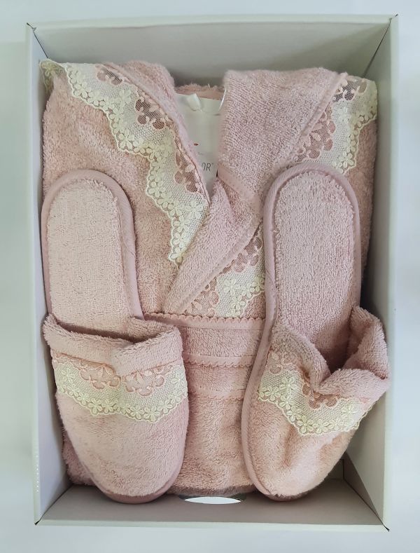 Халат жіночий Maison D'or Vanessa Rose Color M