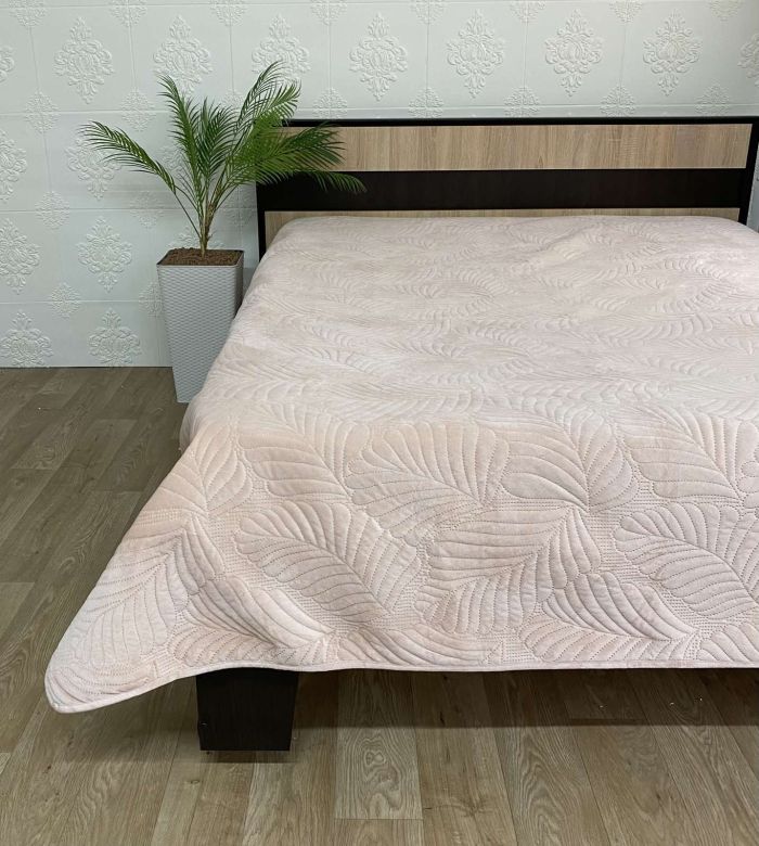 Покривало велюрове Model-16 (1284) 220х240 Peach