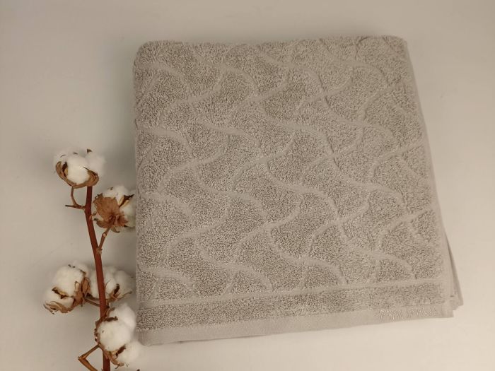 Рушник Philippus Cross Cotton 70х140 Cosmos Світло-сірий (A459)