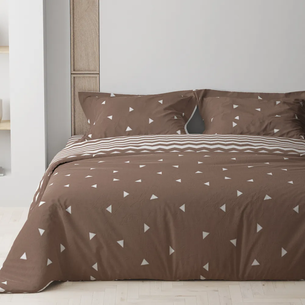 Комплект постільної білизни "Happy Sleep" євро (Cappuccino Night,50x70)