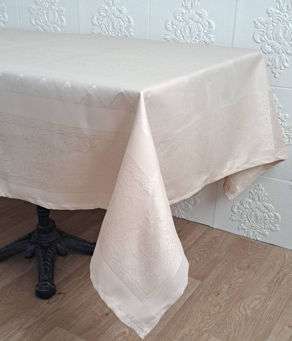 Скатертина Masali тефлон 160x350 Model 505 Cappucino