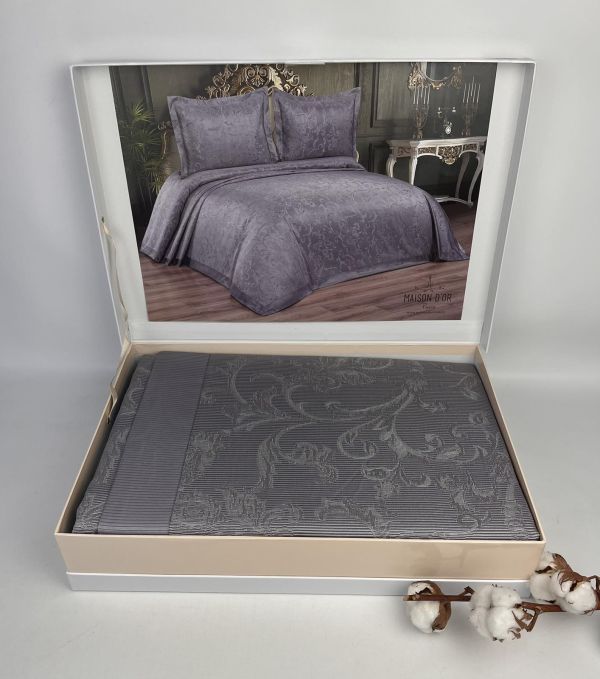 Покривало Maison D'or Elinor 240x260 Antrasit