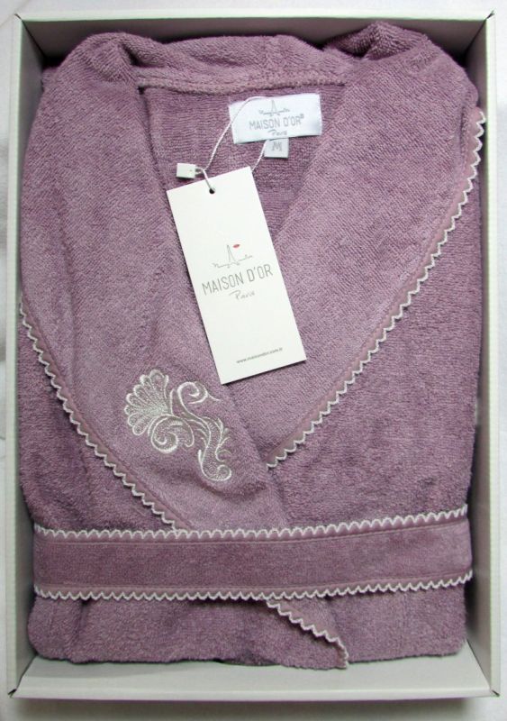 Халат жіночий Maison D'or Gloria Dark Lilac S