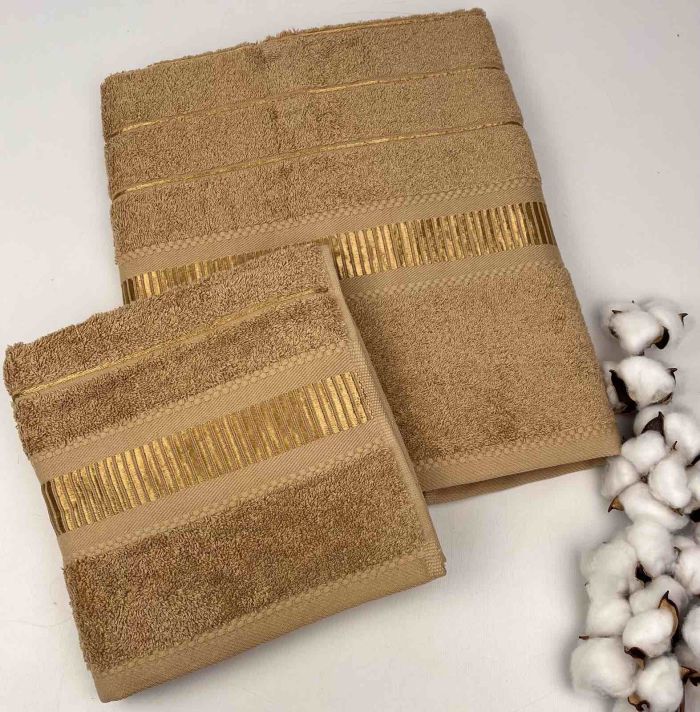 Набір рушників 2шт Bridge Collection Model-2 Beige