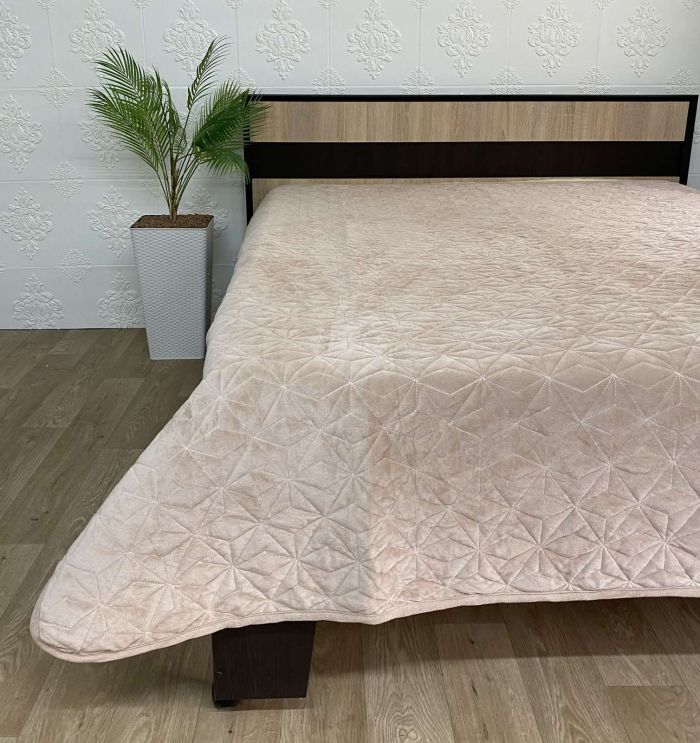 Покривало велюрове Model-17 (1290) 220х240 Pudra