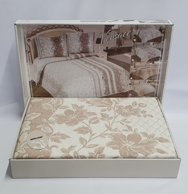 Покривало My Bed Жакард 170x240 з наволочкою Perlla Pudra