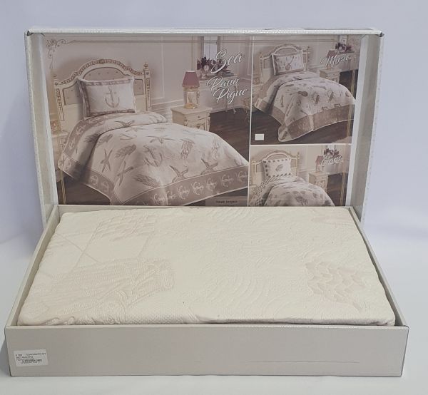 Покривало My Bed Жакард 170x240 з наволочкою Cars Kream