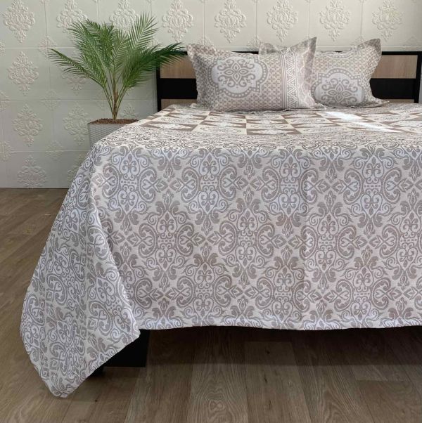 Покривало Moda Box 240x260 з наволочками Evin Kahve