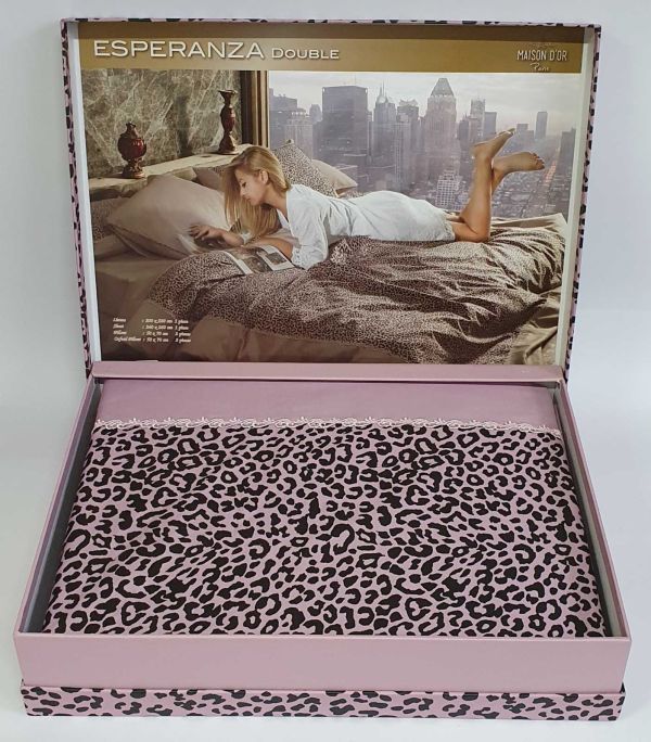 Постільна білизна Maison D'or сатин 200х220 Esperanza Dark Lilac