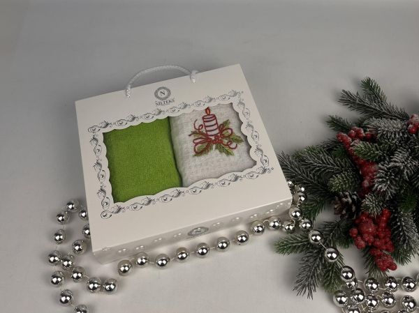 Набір рушників Nilteks 2шт Christmas 6