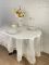 Скатертина Велюр Acme Tekstil 160x220 ovale Daisy Krem PVS