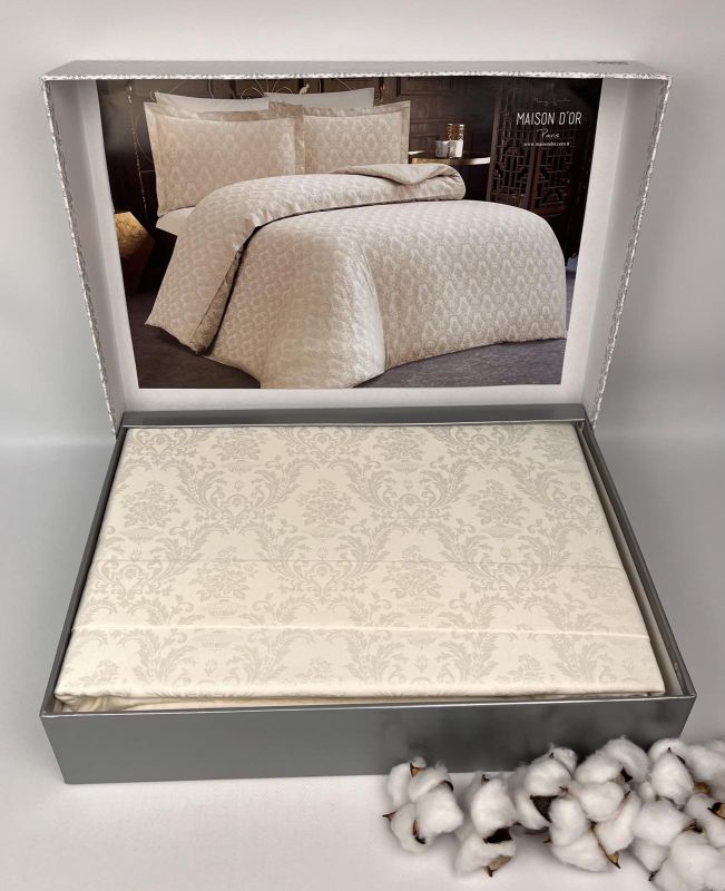 Постільна білизна Maison D'or Emerald Linens бамбук 200х220 Ecru