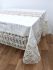 Скатертина Велюр Acme Tekstil 160x300 Amora Krem-Gold PVS