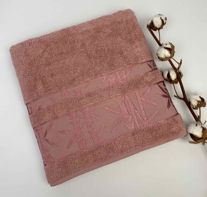 Рушник 70х140 Bamboo-1 Dirty- Pink