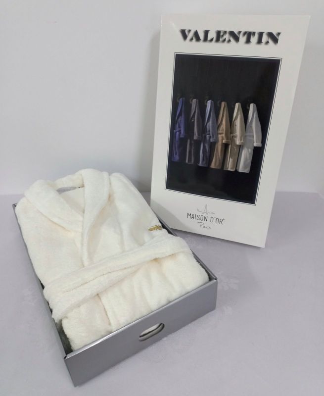 Халат чоловічий Maison D'or Valentin Cream L