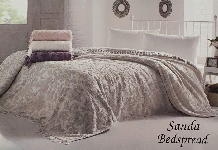 Покривало Maison D'or махрове Sanda 160х240 Navy