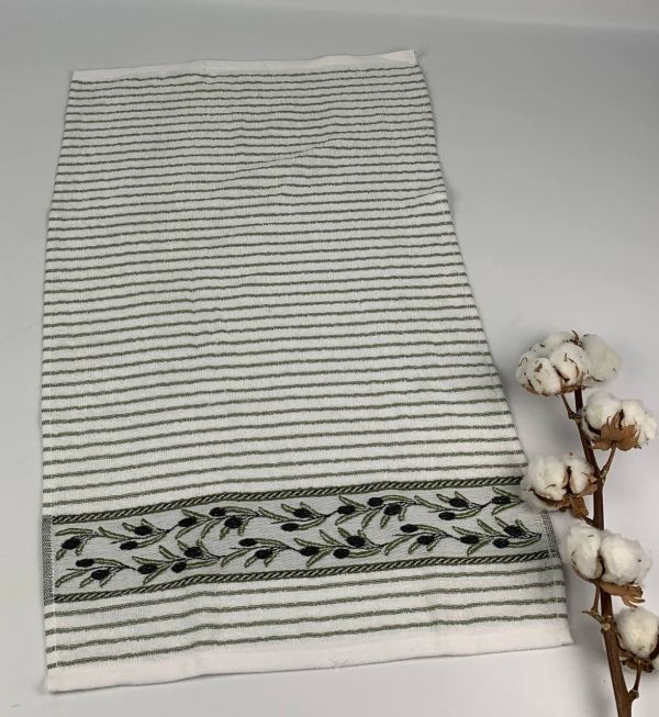 Махровий рушник Nilteks 40х60 Olive