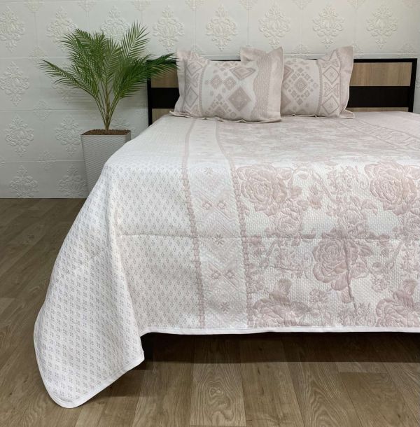 Покривало Moda Box 240x260 з наволочками Camze Pudra