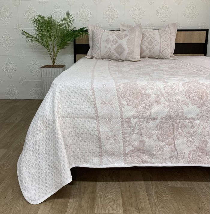 Покривало Moda Box 240x260 з наволочками Camze Pudra