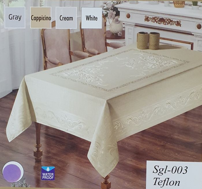 Скатертина Sagol тефлон 160x260 Sgl-003 Cream