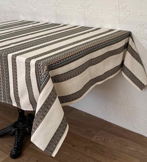 Скатертина Едельвіка 220x140 99-23/00 льон Beige