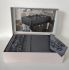 Скатертина Set Maison D'or 160х320+8psc Palmer Grey-Black