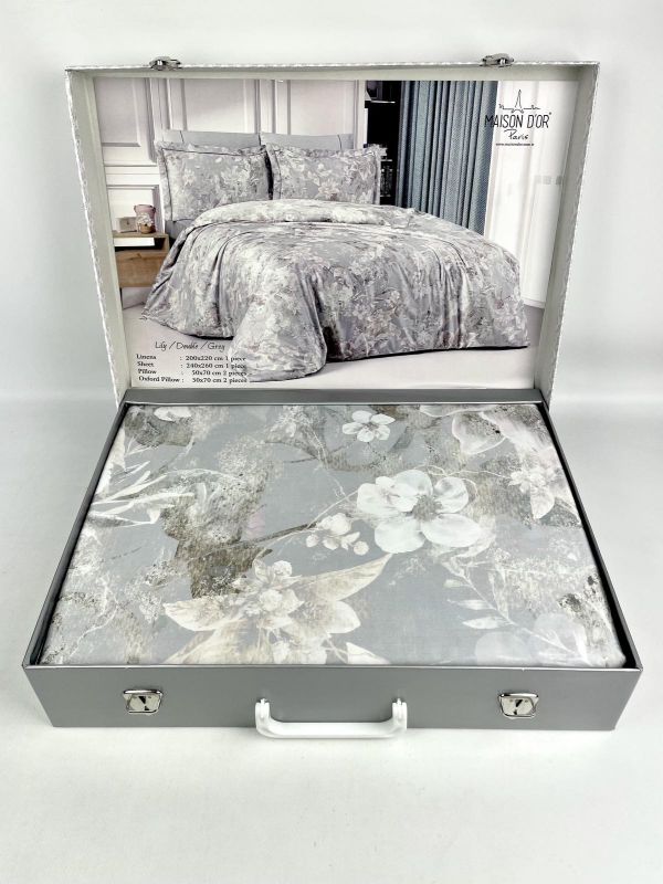 Постільна білизна Maison D'or тенцел 200х220 Lily Grey
