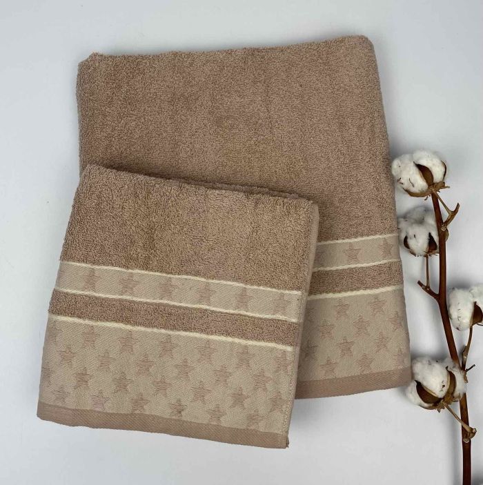 Набір рушників Cottonize 2 шт cod119 Cappuccino